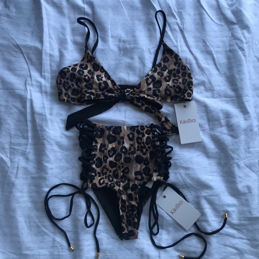 BRAND NEW Kikirio Cheetah Bikini (bottom only)